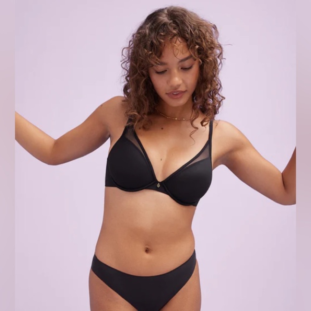 ThirdLove 24/7 Classic Contour Plunge Bra, size 30E
